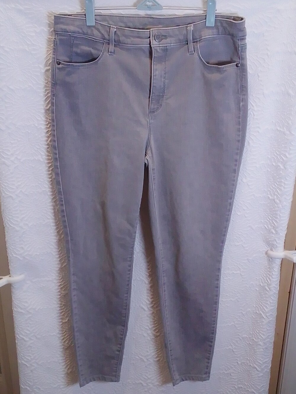 Talbots Flawless High Waist Jegging Ankle Gray Pants Size 12